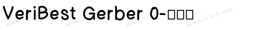 VeriBest Gerber 0字体转换
